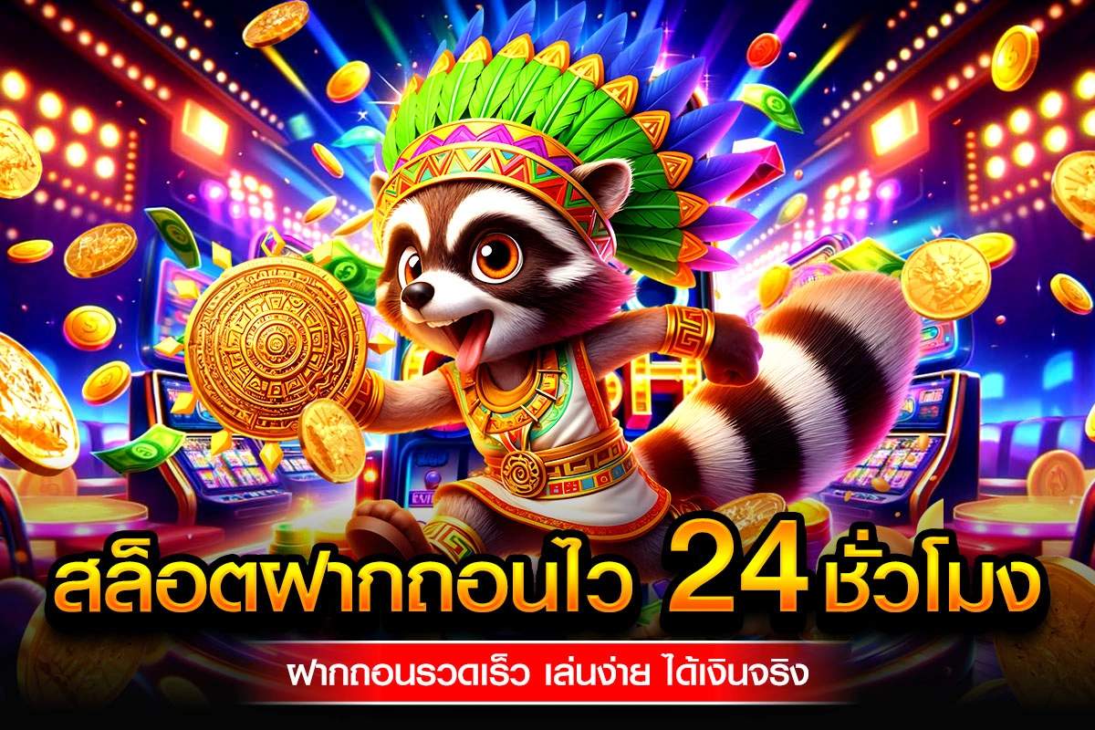 01-สล็อตฝากถอนไว 24 ชั่วโมง ฝากถอนรวดเร็ว เล่นง่าย ได้เงินจริง